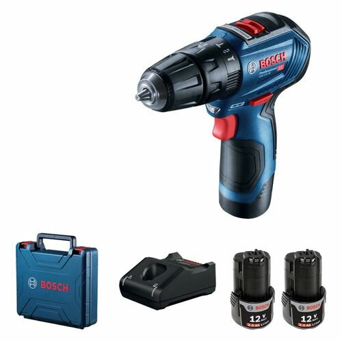 Аккумуляторная дрель-шуруповерт Bosch GSB 12V-30 06019G9100 ударная - фото №1