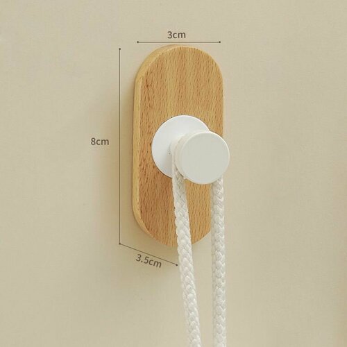 Вешалка крючок G-2 деревянный 80x30x35 мм 1 шт Varmanpro 1039₽