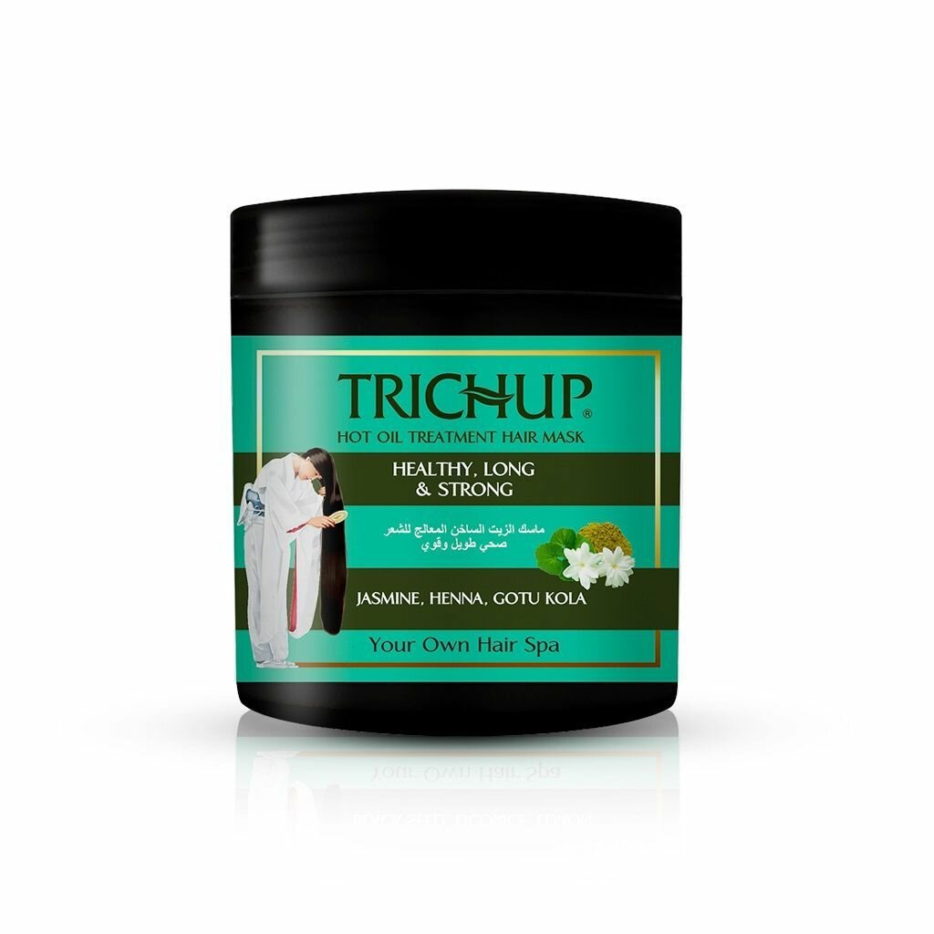 Trichup HOT OIL Treatment Hair Mask HEALTHY, LONG & STRONG Vasu / Тричуп Маска для волос здоровые длинные И сильные Васу, 500 мл.