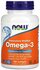 Омега 3 жирные килосты 1000 мг, NOW Omega 3 1000mg,100 желатиновы...
