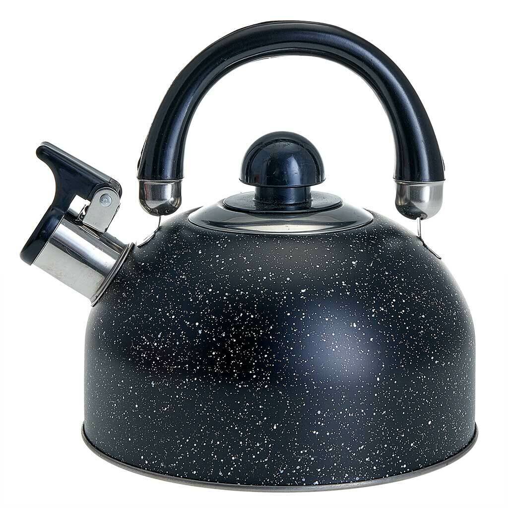 Чайник 2,5 л WEBBER BE-0539, матовая полировка, черный мрамор