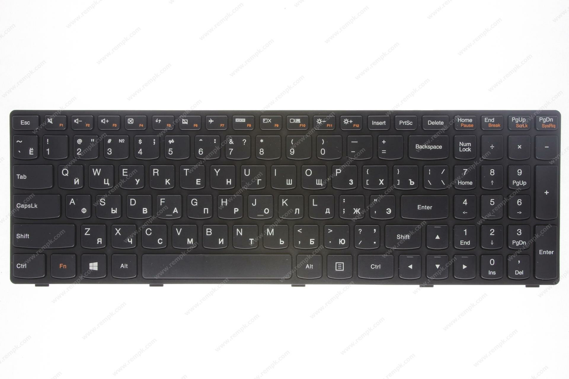 Клавиатура для ноутбука Lenovo G500, черная