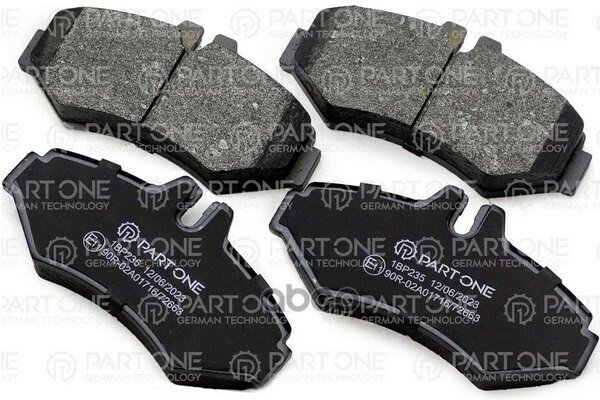 Колодки тормозные дисковые rear MERCEDES G-CLASS 89> SPRINTER 2-t 95> 125.8x61.5x18.9 PART-ONE арт. 1BP235