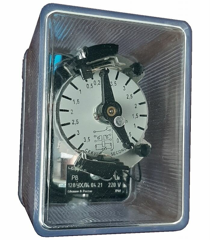 Реле времени РВ128 УХЛ4, 220В, Тсраб 0.25-3 5c ун. компл, АРТ.261280247 01