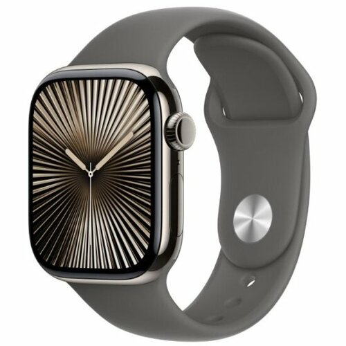 Смарт-часы Apple Watch Series 10 GPS 42мм Slate Titan Black Sport Band - SM графитовый титан 105155₽