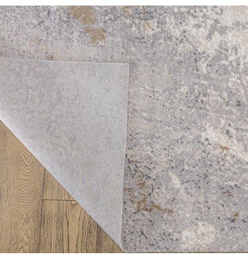 Ковер Турецкий Prado дизайн KA29A цвет SH_L_GRAY / GRAY2 Овал 1.6x2.3м