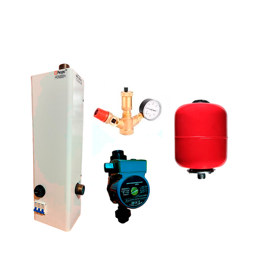 Электрический котел Ресурс ЭВПМ 15 кВт насос 254 Группа безопасности Бак 8 литров 17874₽