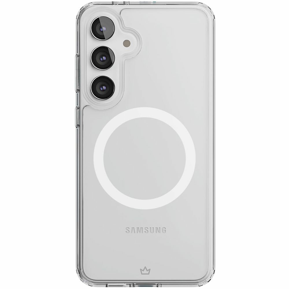 Чехол VLP Crystal Case MagSafe для Samsung Galaxy S24 FE прозрачный