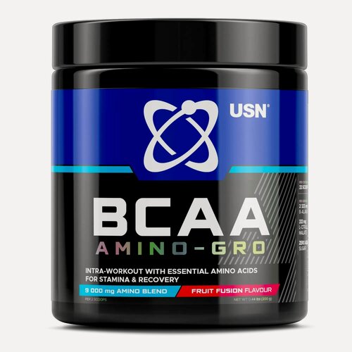 Изображение товара ЮСН БЦАА Амино Гро / USN (SAR) BCAA Amino Gro (200 гр.) Фруктовый микс.