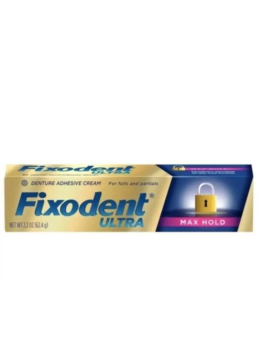 Изображение Крем для фиксации зубных протезов "Ultra Max Hold" от Fixodent