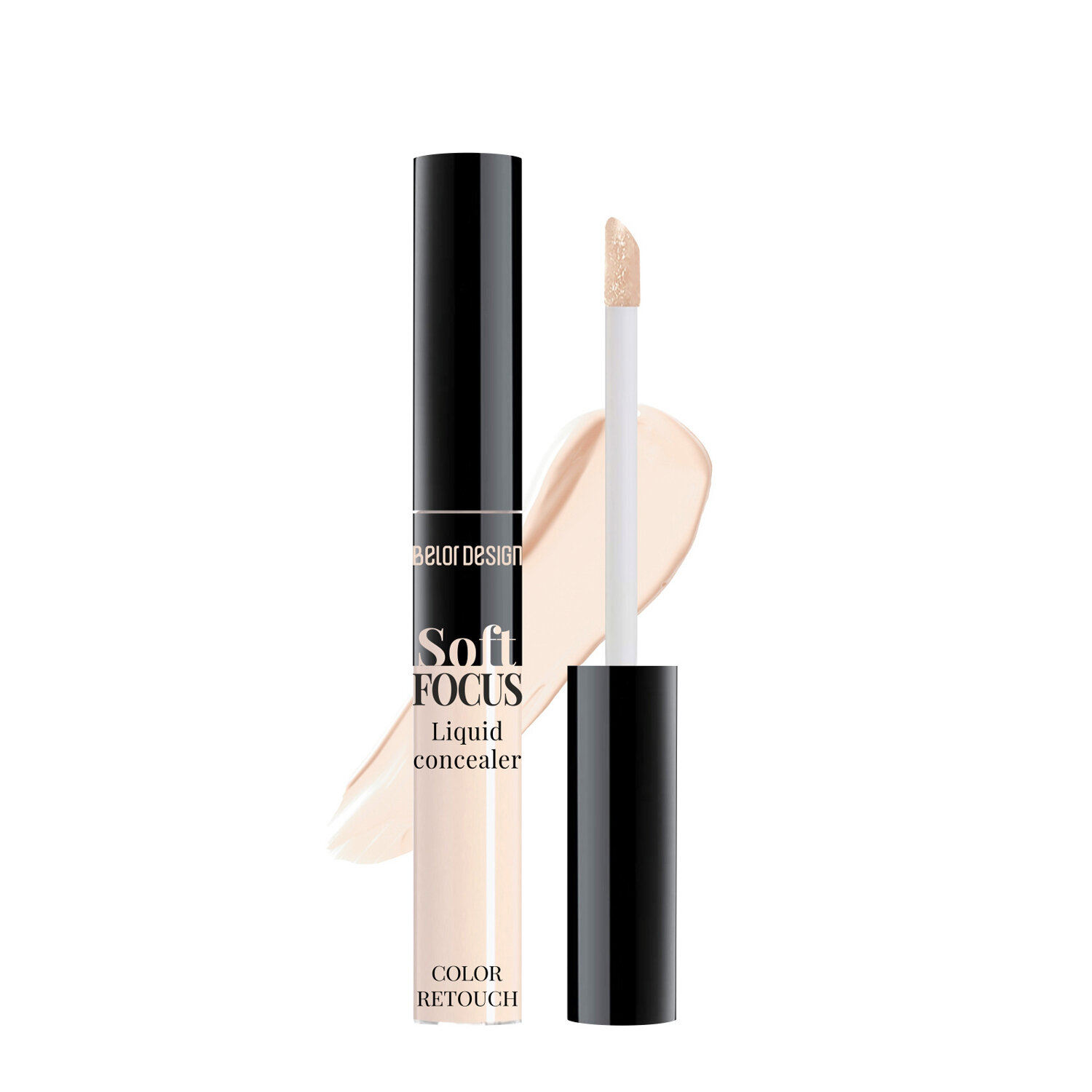 Консилер BelorDesign Soft Focus, жидкие, светоотражающие частицы, 10мл, тон 102
