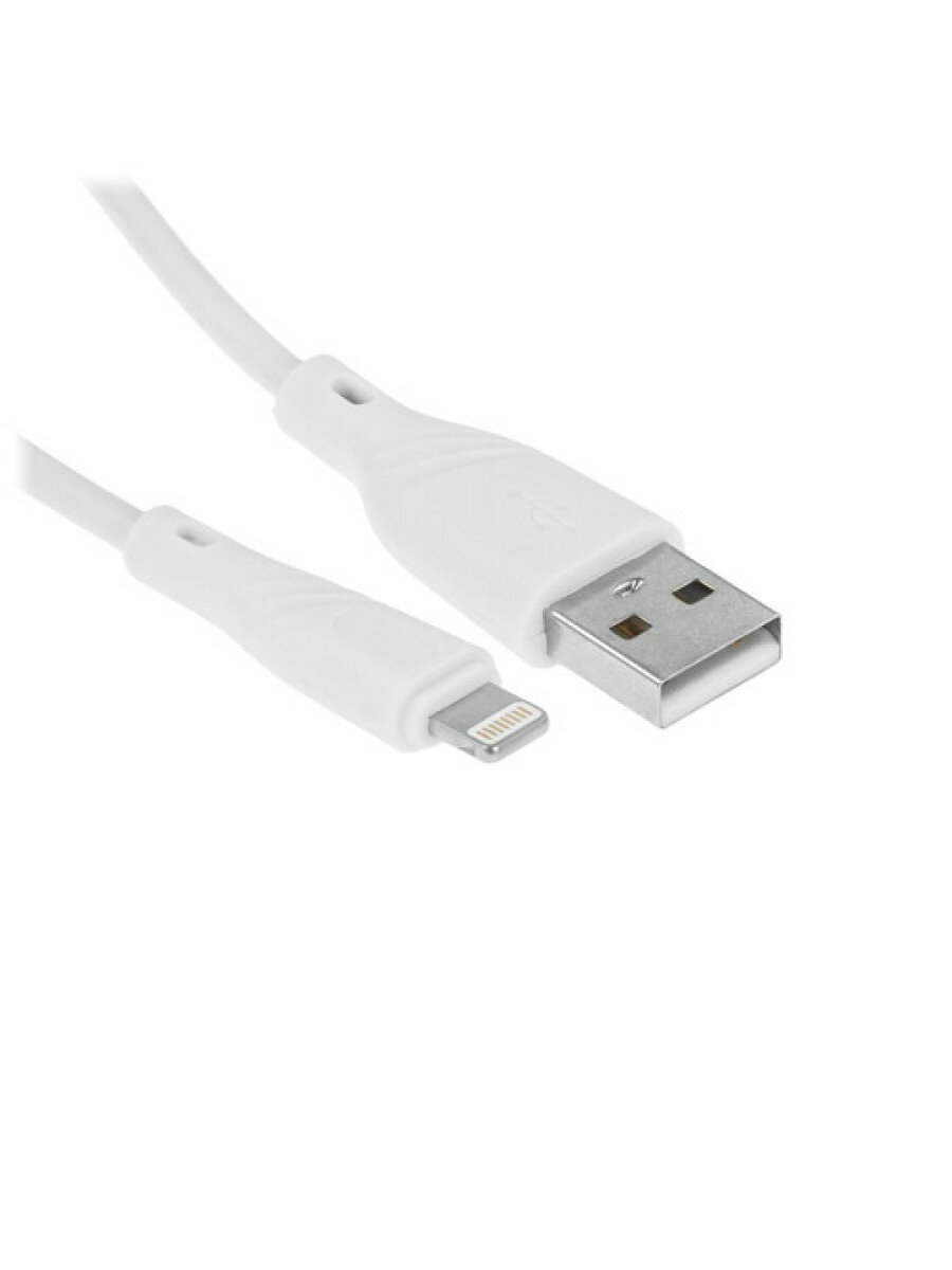 Кабель круглый Cablexpert Lightning 8-pin - USB 2.0 Type-A белый 1 м