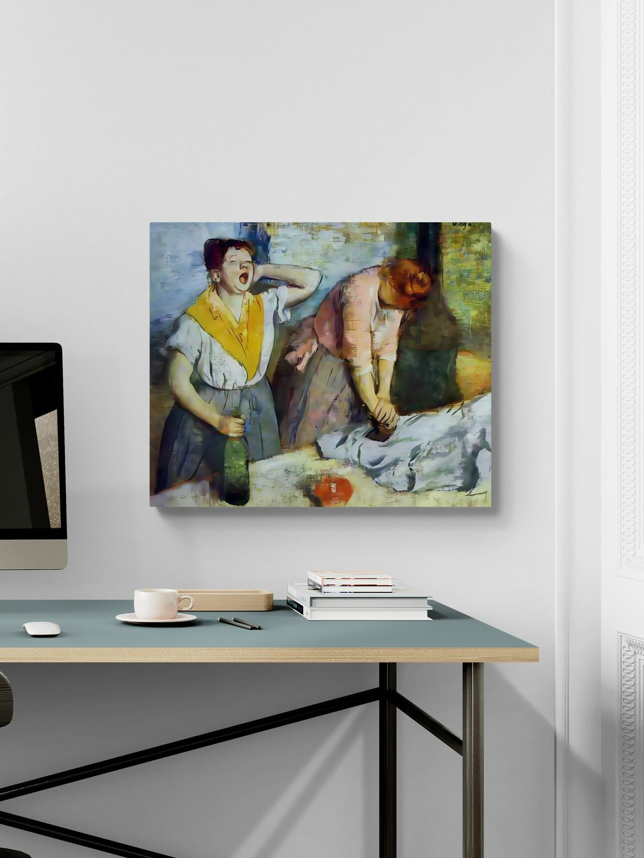 Эдгар Дега "Гладильщицы". Картина 60х50 см — фото 1