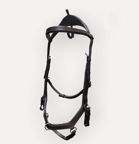 Изображение товара SOREQUS / Анатомическая уздечка "Micklem-R", COB, шоколадный, натуральная кожа