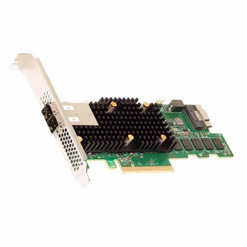 RAID-контроллер Broadcom MegaRAID 9580-8I8E SGL (05-50076-00 / 03-50076-00004 / 03-50076-00003) PCIe 4.0 x8 LP, SAS/SA