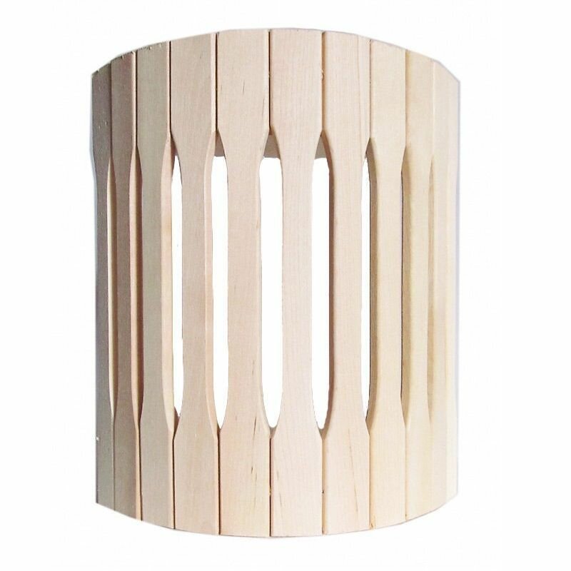 Абажур угловой DoorWood Ф 1 из липы   Освещение саун и бань