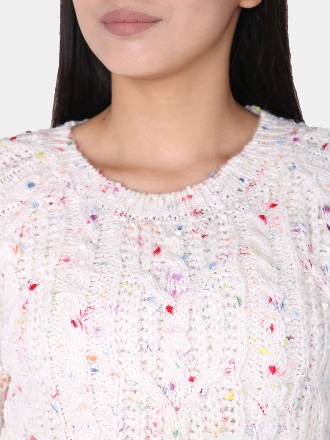 Джемпер , размер One Size, белый, — фото 1