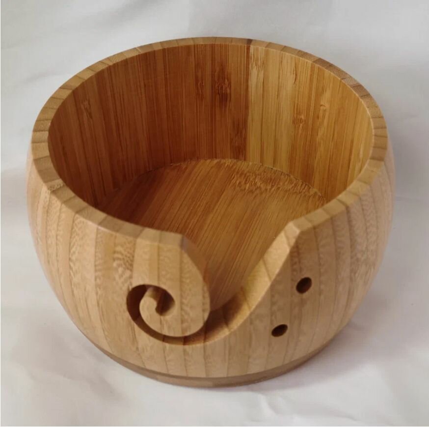 Держатель для пряжи деревянный MyPads моталка для бобины для вязания крючком спицами или машинного вязания