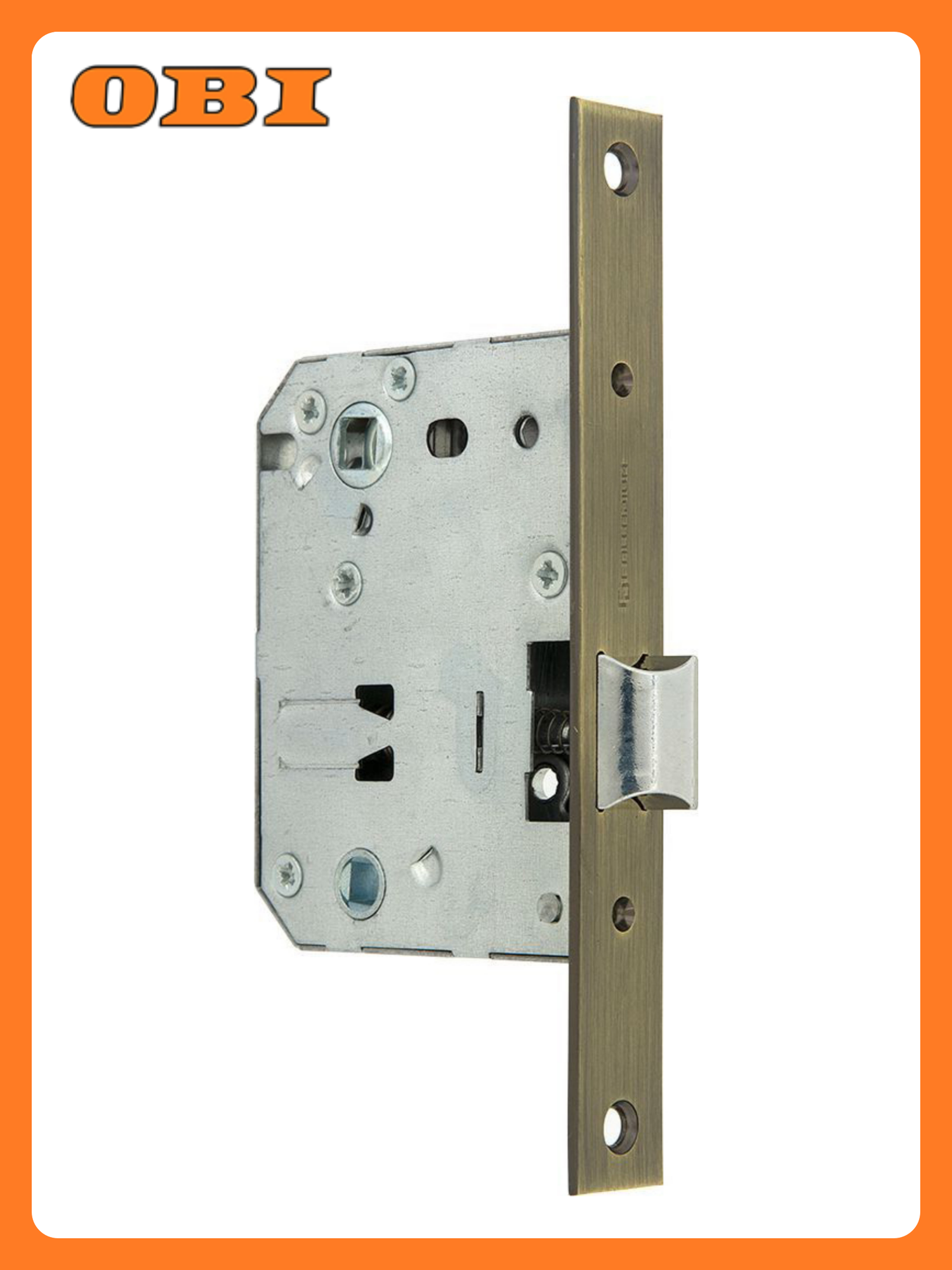 Дверная защелка Palladium 170 AB 195х20х76 мм ЦАМ античная бронза