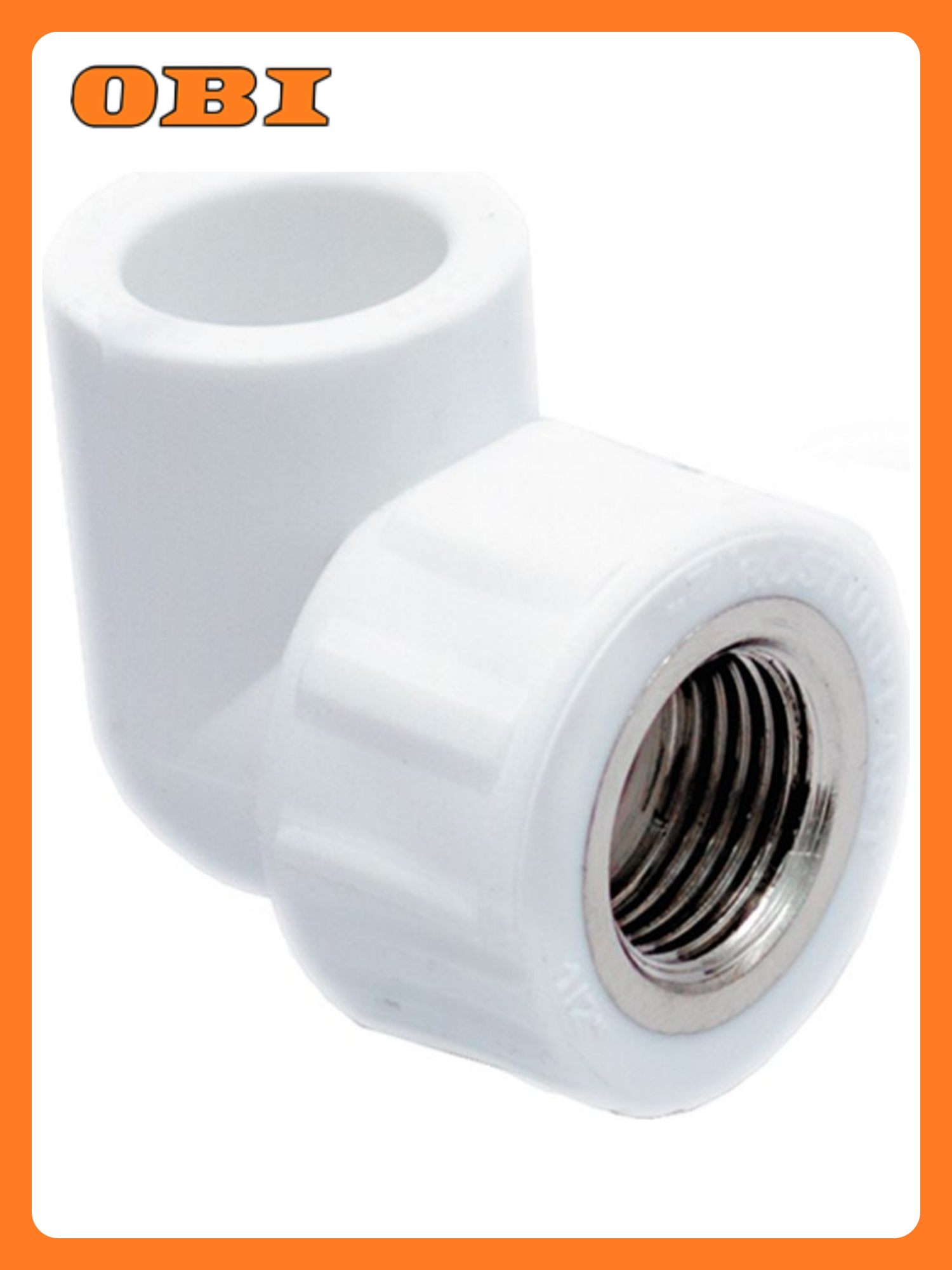 Угольник комбинированный PPR внутренняя резьба 32х1 белый RTP