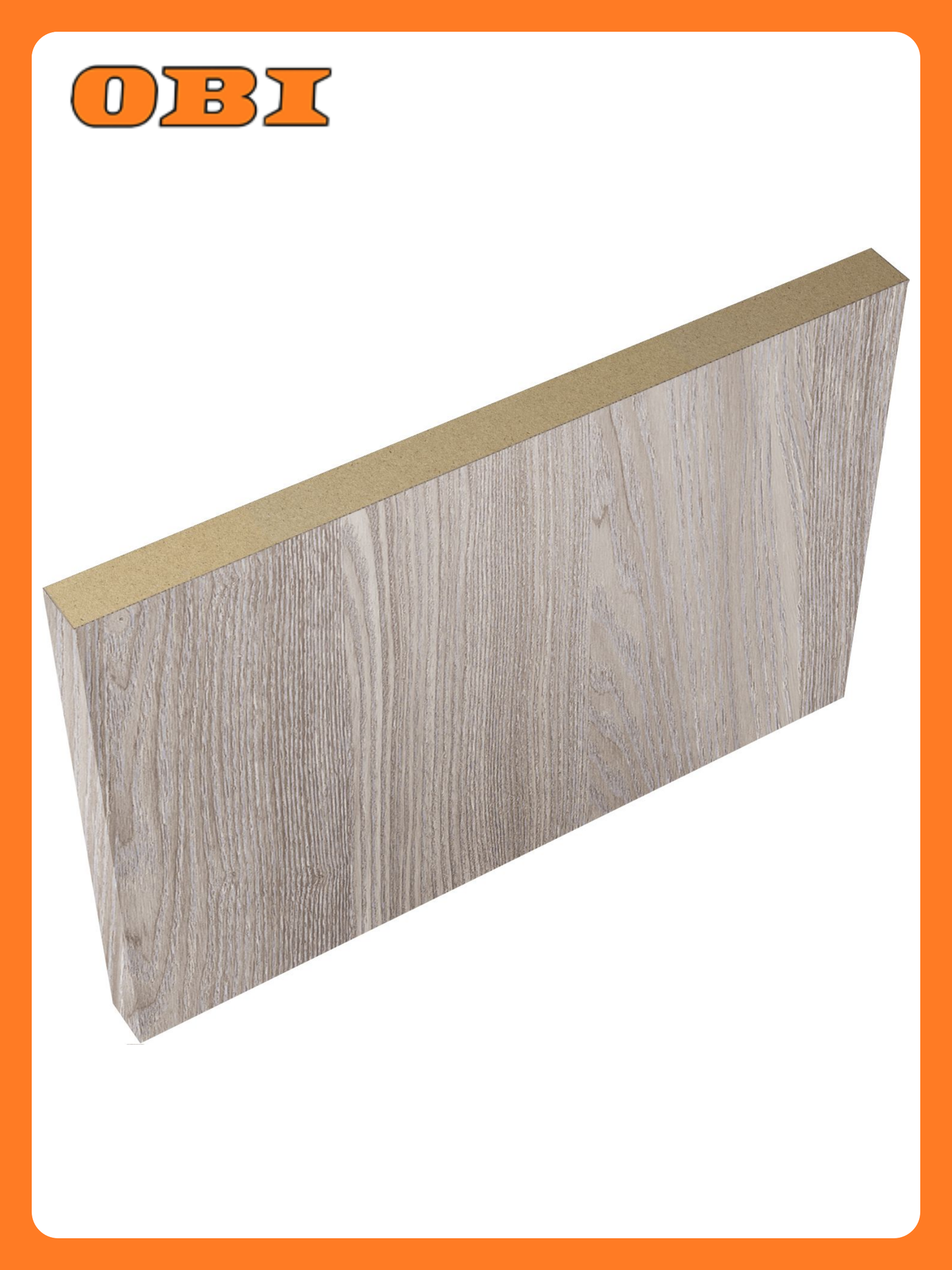 Доборная планка Velldoris Лайтери Стандарт Анкор МДФ 150x2100мм цвет серый