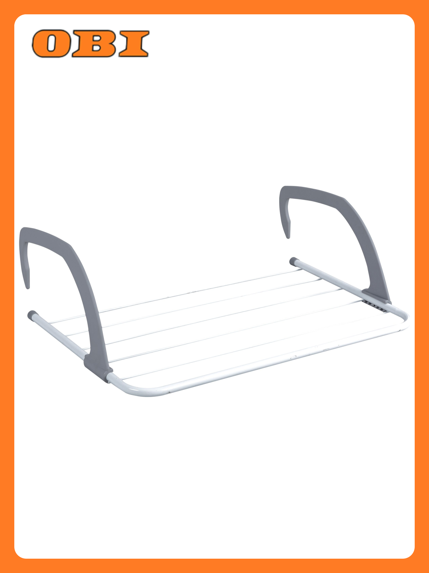 Сушилка для белья стальная JOY Home 50х33х22 см белый