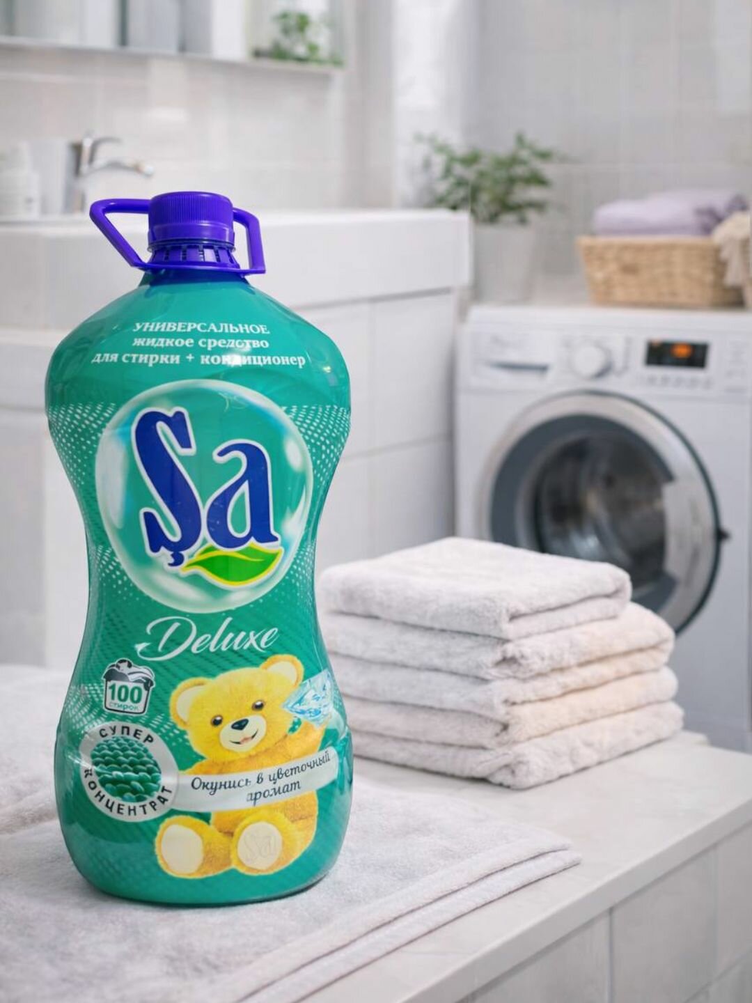 Sa Deluxe — универсальное жидкое средство для стирки и кондиционер, 5 кг