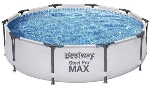 Каркасный бассейн Bestway 3,66x122 см, 10250л, Фил-насос, лестница, тент, подстил.