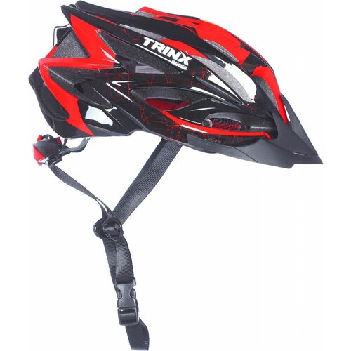 фото Шлем велосипедный взрослый черный с красным trinx tt07 размер l