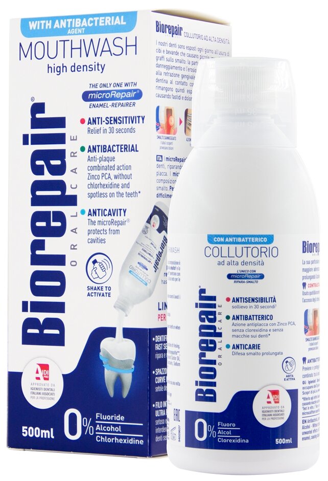     Biorepair Antibacterial Mouthwash , 500 