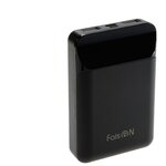 Аккумулятор внешний FaisON FS-PB-909, Classic,10000mAh, пластик, дисплей, 2 USB выхода,2.1A (чёрный) - изображение