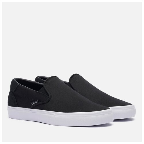 Женские кеды Lacoste Jump Serve Canvas Slip-On чёрный, Размер 39 EU