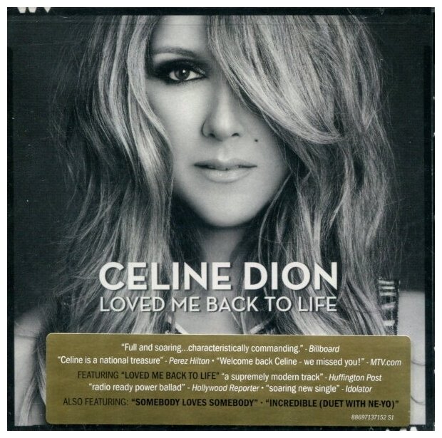 Celine Dion Loved Me Back to Life CD Columbia - фото №1