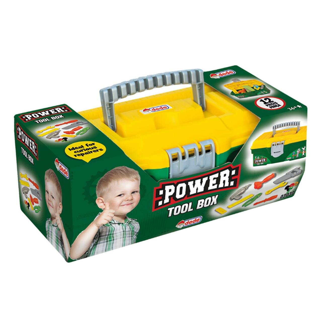Набор инструментов DeDe "Power Слесарный", пластик, от 3 лет