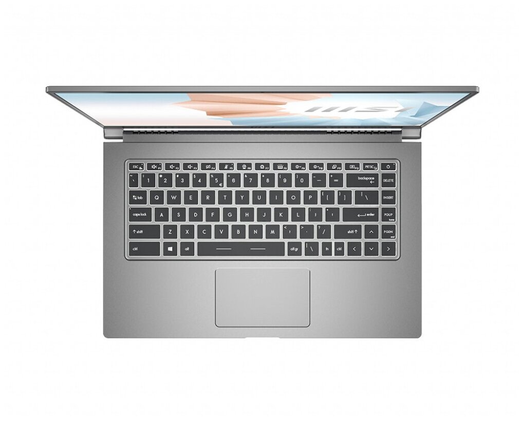 Ноутбук MSI Modern 15 A11MU-832RU, 15.6", IPS, Intel Core i5 1155G7 2.5ГГц, 8ГБ, 512ГБ SSD, Intel Iris Xe graphics , Windows 10, , серый - фото №16