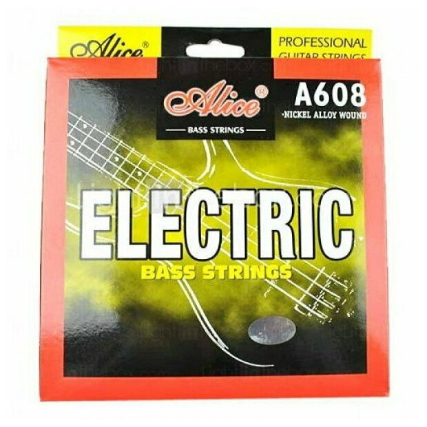 ALICE A608-4L, Light, 40-95-струны для 4-струнной бас-гитары
