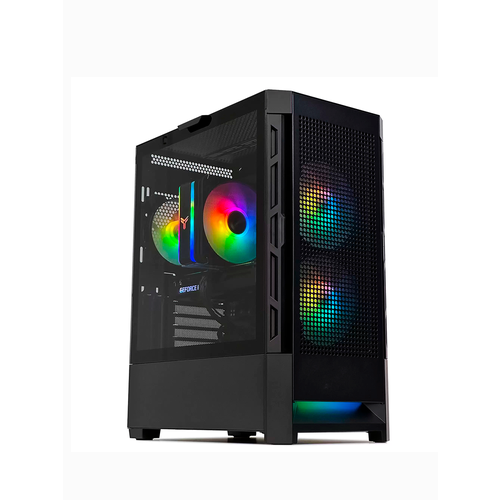 Игровой компьютер процессор Midi-Tower, AMD Ryzen 5 PRO 4650G, 16 ГБ RAM, 1000 ГБ SSD, AMD Radeon RX 6700 XT, ОС не установлена, 650 Вт, чepный