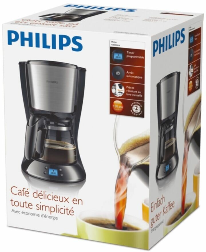 Кофеварка капельная Philips HD7459/20, черный