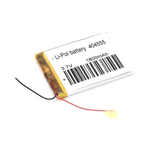 Аккумулятор Li-Pol (батарея) 4*45*55мм 2pin 3.7V/550mAh аккумулятор li pol lp503040 3 7v 550mah с защитой