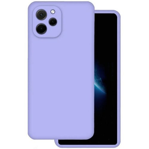 Накладка силиконовая Silicone Cover для Huawei Nova Y61 сиреневая