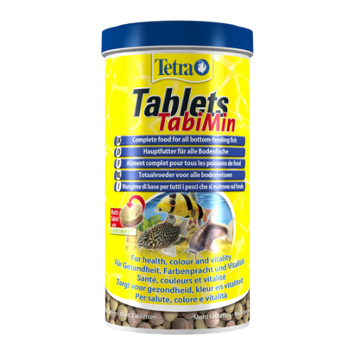 Корм для рыб TetraTablets TabiMin (таблетки) 2050 таб, 1000 мл tetra tabimin 18гр 58 таблеток таблетки для всех видов донных рыб