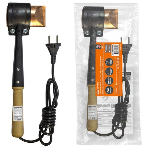 Паяльник ЭПСН-150 Топорик деревянная ручка мощность 150 Вт 230 В подставка Рубин TDM 338200₽