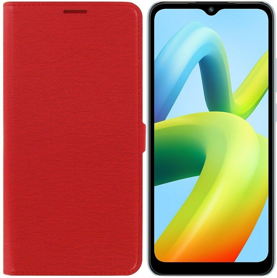 Чехол-книжка Krutoff Eco Book для Xiaomi Redmi A1+ красный