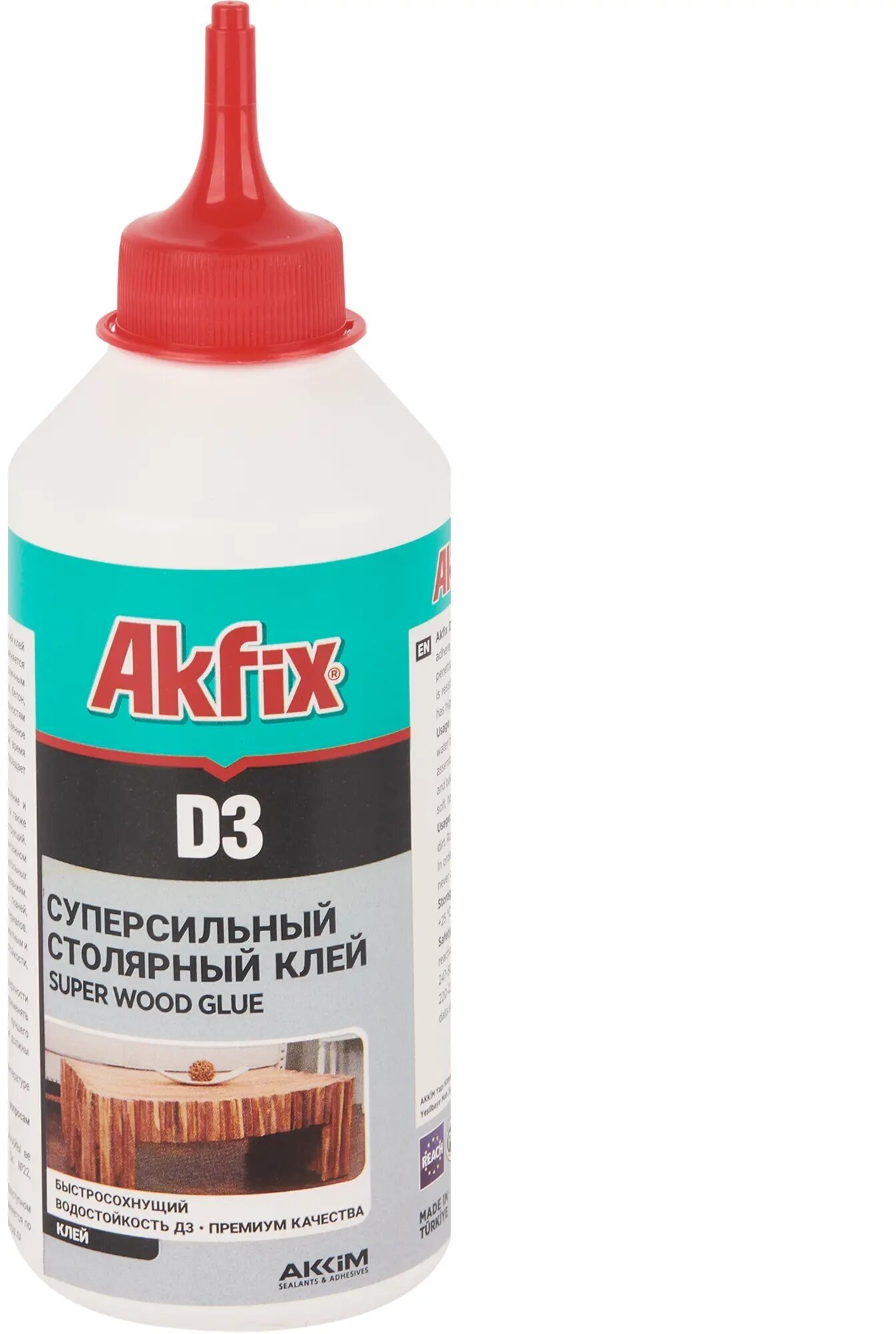 Клей ПВА D3 AKFIX 0,5 кг - фотография № 7