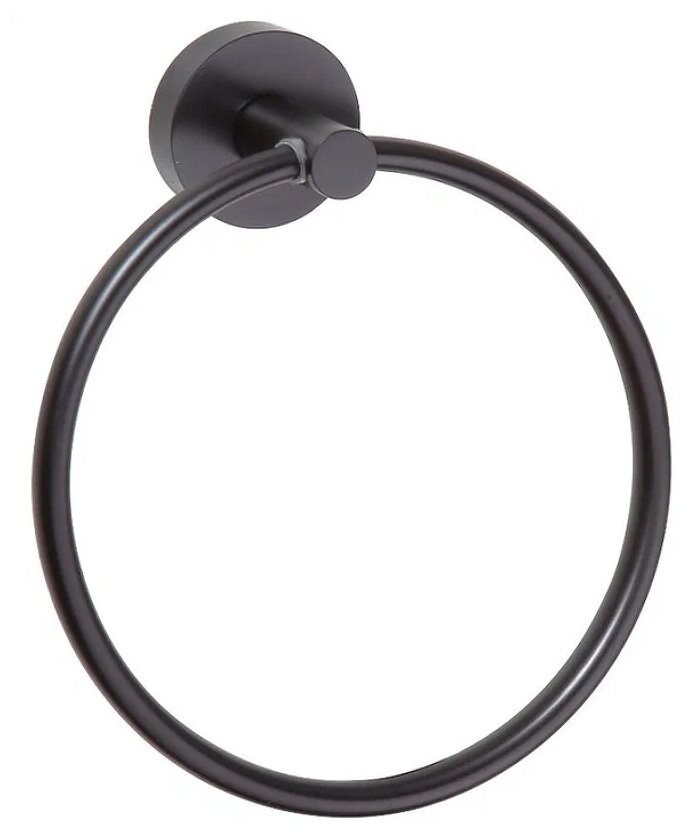 Полотенцедержатель кольцо HB8704 черный
