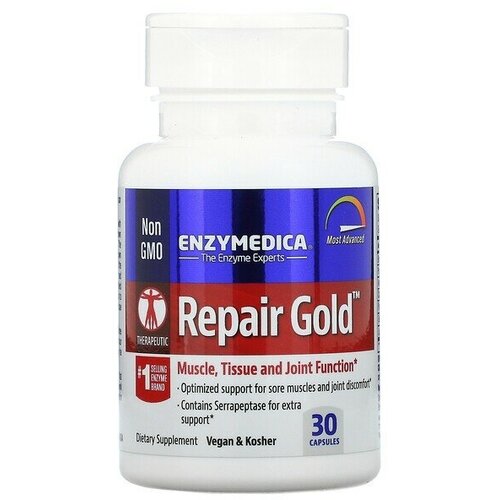 Enzymedica Repair Gold™ (Serrapeptase + Bromelain) 30 капсул (Enzymedica)
