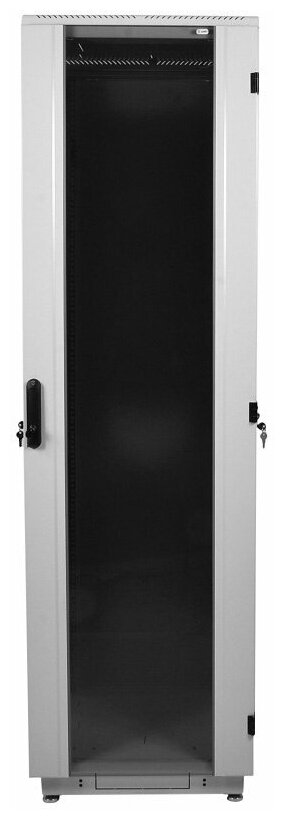 ЦМО Шкаф телекоммуникационный напольный 42U (600x600) дверь стекло цвет чёрный (ШТК-М-42.6.6-1ААА-9005) (3 коробки)
