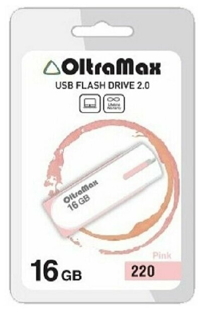 OLTRAMAX OM-16GB-220-розовый