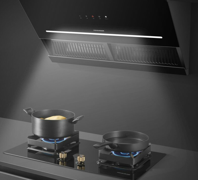 Умная вытяжка Xiaomi Mensarjor Double Port Side Range Hood (CXW-300-J01) Уценка) - фотография № 5