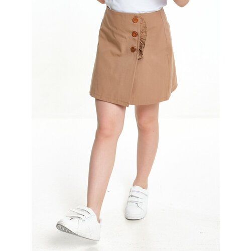 брюки mini maxi размер 134 коричневый Юбка Mini Maxi, размер 134, коричневый